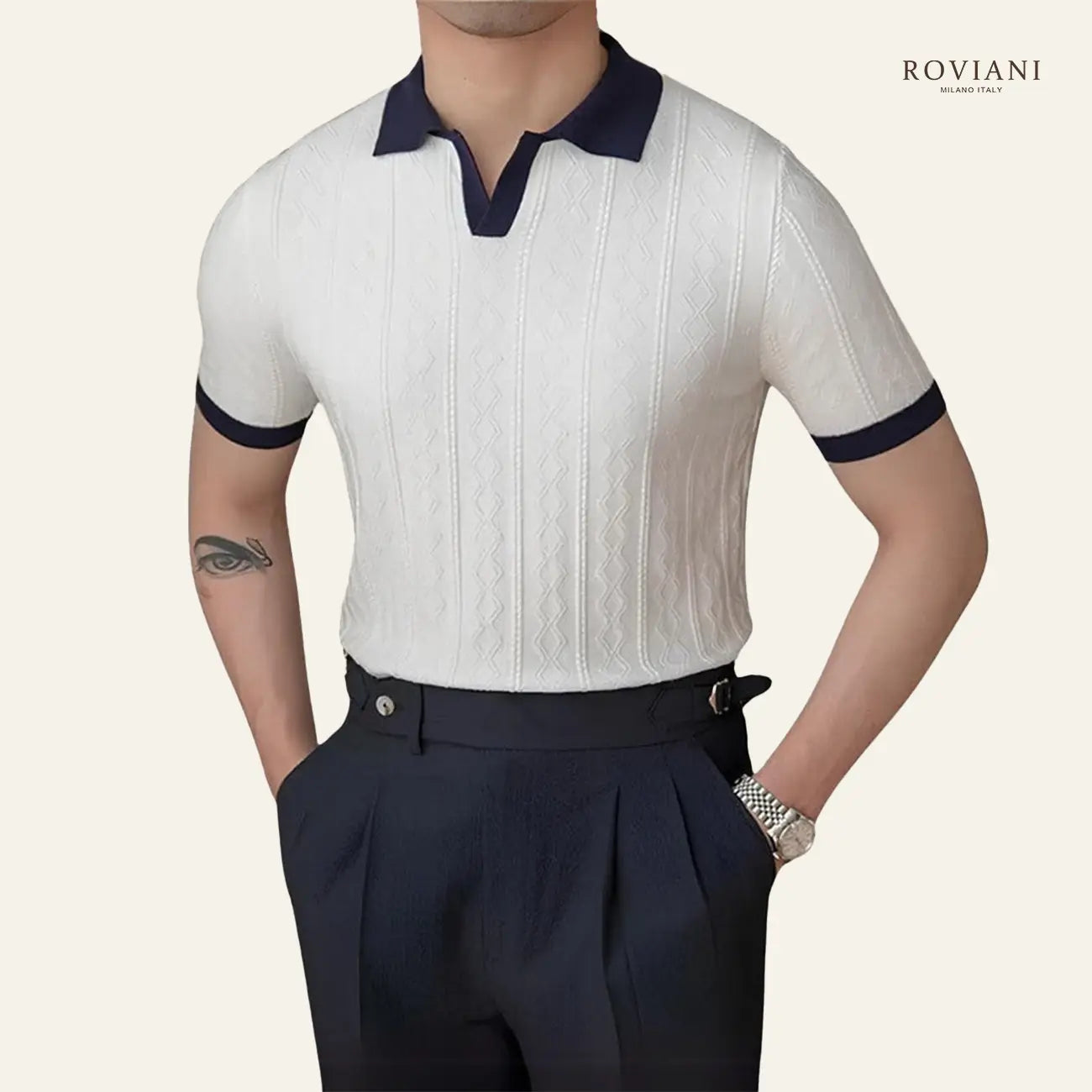 Men’s Bordeaux® Polo Knit